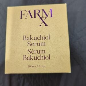 Avon Farm X Bakuchiol Serum - tan box with purple logo